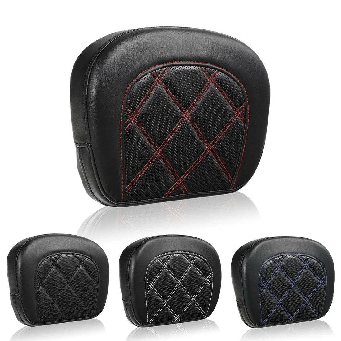 Passenger Sissy Bar Backrest Pad Fit For Harley Touring Road Glide 94-2023 Black