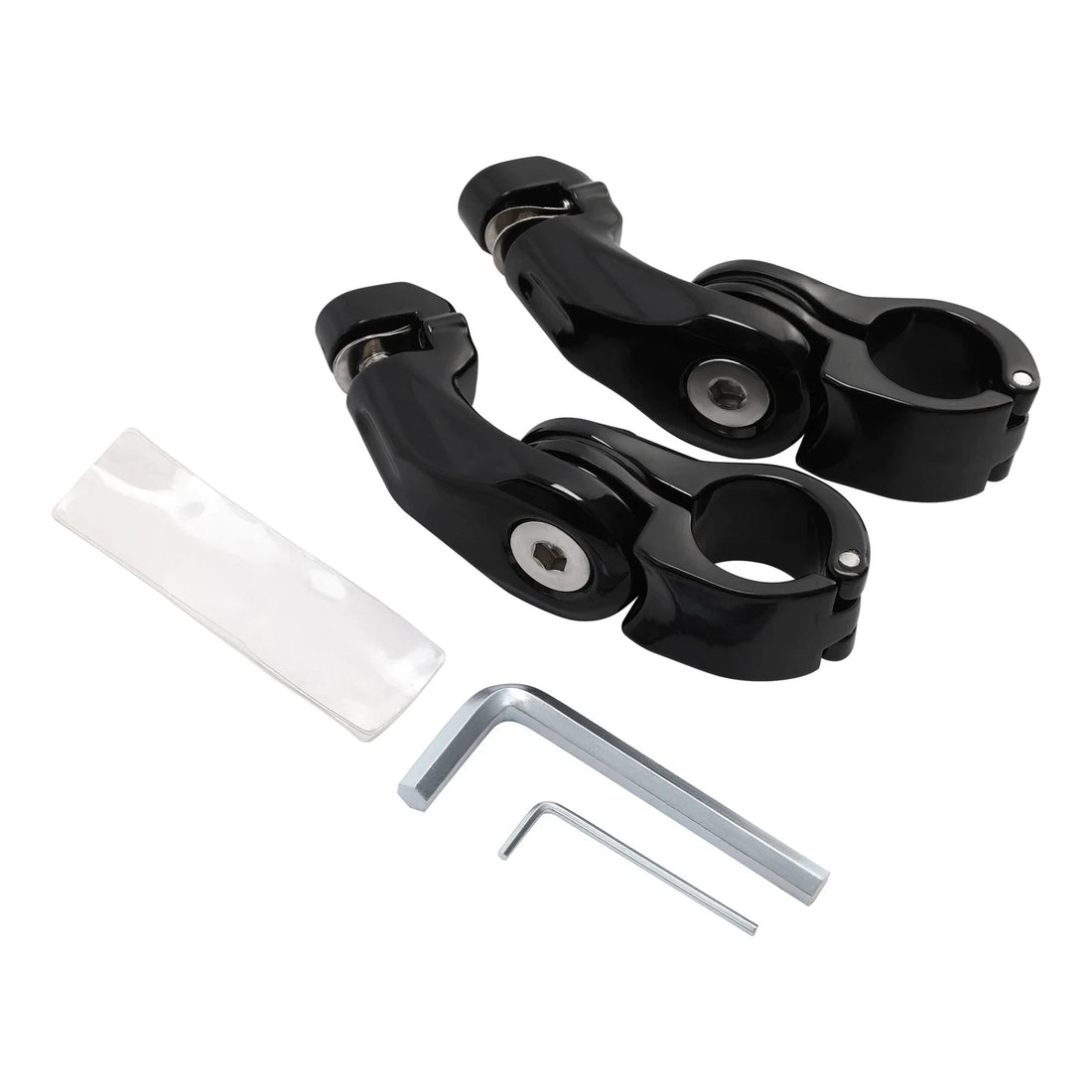 1-1/4'' 32mm Highway Short Angled Footpeg Pegs Mount Fit For Harley Street Glide