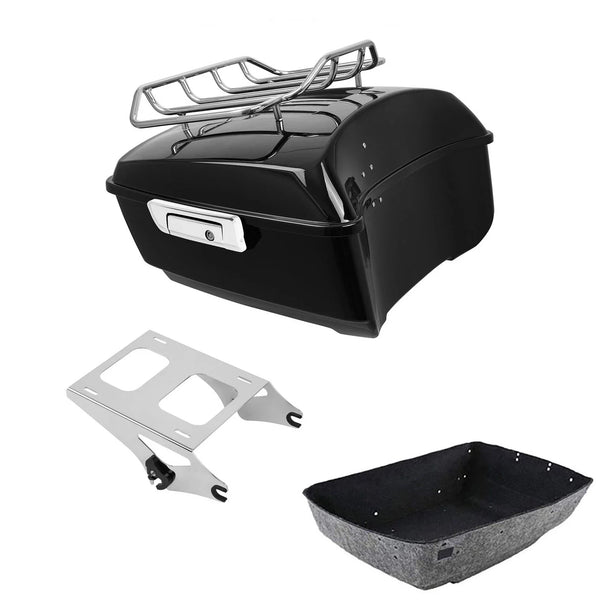 King Trunk Luggage Rack Mount Fit For Harley Road Electra Street Glide 2014-2026