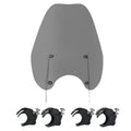 Windshield w/ 41mm Quick Release Clamps Fit For Harley Fxst 1988-2013