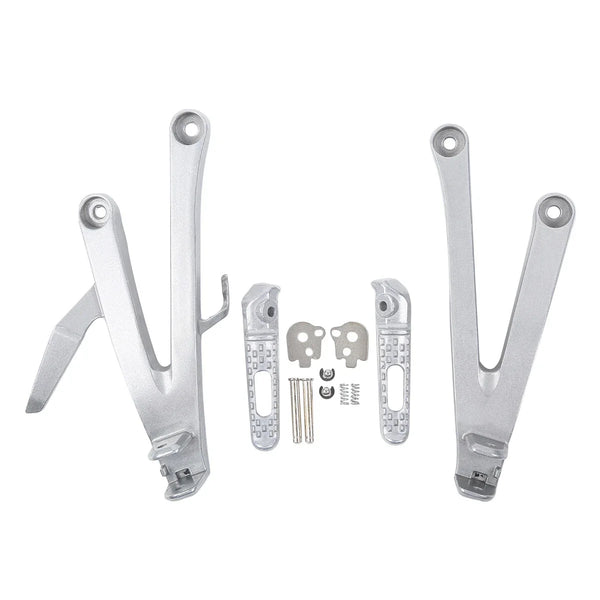 Rear Passenger Footpegs Pegs Footrests Brackets Fit For Honda CBR600RR 2007-2025