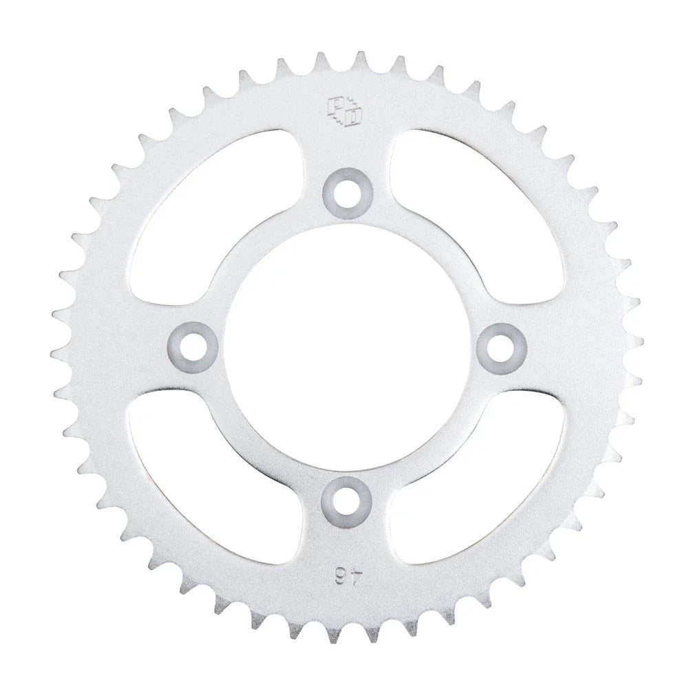Primary Drive Rear Steel Sprocket 46 Tooth Silver For Honda XR80 1985-1989