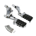 Chrome Passenger Foot Pegs Mount Bracket Fit For Harley Sportster XL 883 2014-22