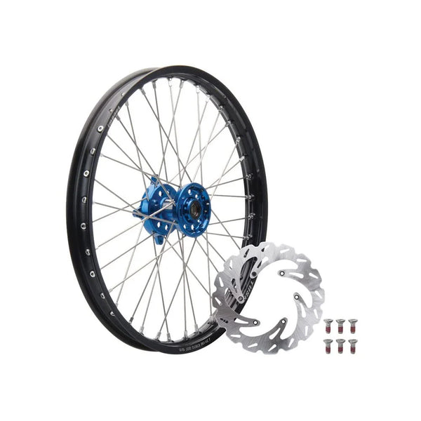 Tusk 19335900244e57-dcea5e Impact Complete Front Wheel PK 21x1.60 Black Rim