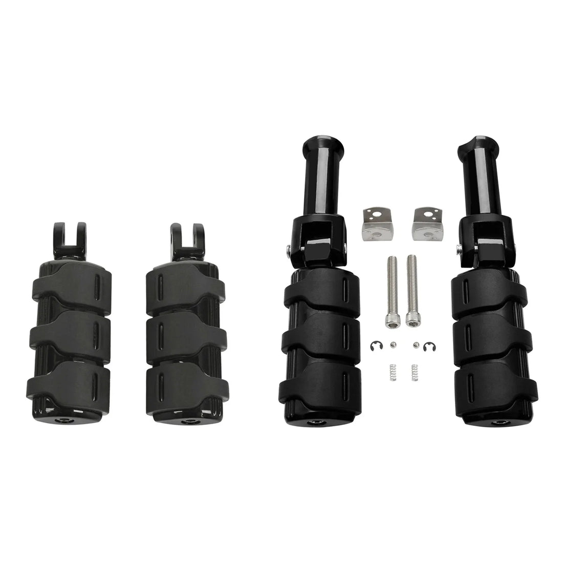 Driver & Passenger Footpeg Pegs Footrests Bracket Fit For Harley Softail 2018-25