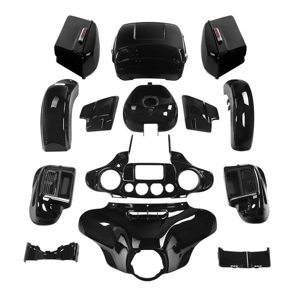 Fairings Body Kit Fit For Harley Electra Glide Ultra Limited 14-2024 Vivid Black