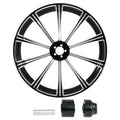 23" Front Wheel Rim & Hub Single Disc Fit For Harley Road Glide 1997-2021