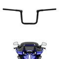 Black 10'' Rise Ape Hanger Handlebar Fit For Harley Cvo Road Glide Fltrxse 23-26