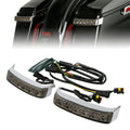 LED Saddlebag Bags Run Brake Turn Light Fit For Harley Electra Road Glide 14-24