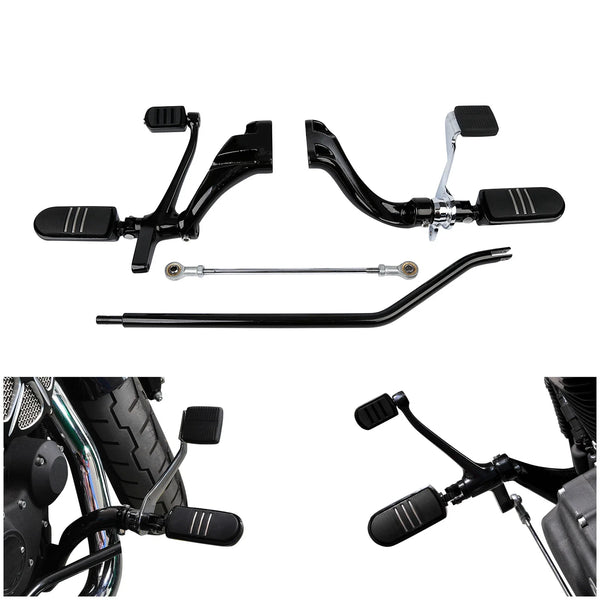 Footpegs Extended Reach Forward Controls Fit For Harley Sportster XL883 14-22 21