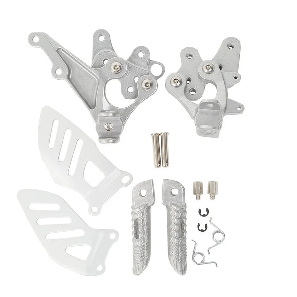 Front Foot Pegs Footrest Bracket Fit For Suzuki GSX-R 1000 09-16 600 750 11-25