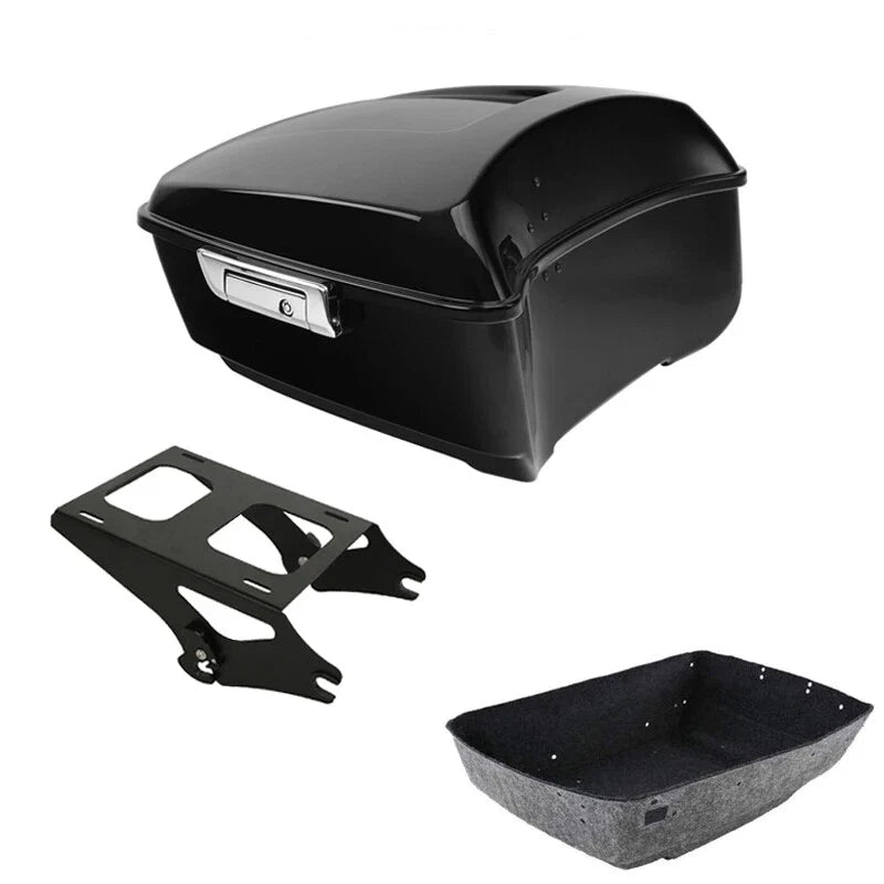 King Trunk Mount Rack Fit For Harley Touring Electra Street Road Glide 2014-2026