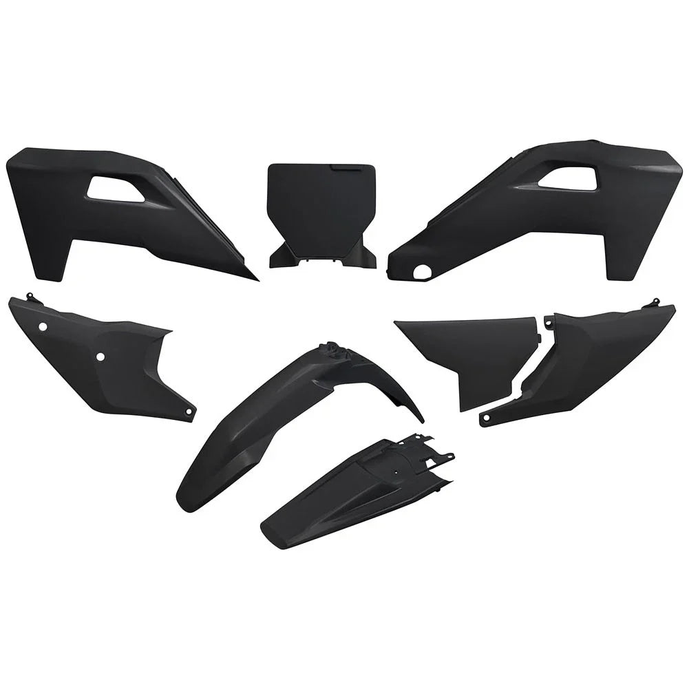 UFO HUKIT630@0013ff0-cef91d Complete Plastic Kit Black For Husqvarna TC 150