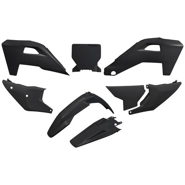 UFO HUKIT630@0013ff0-cef91d Complete Plastic Kit Black For Husqvarna TC 150
