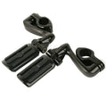 32mm Engine Guard Highway 360 Degree Adjustable Male Mount Kit Footpeg Foot Pegs
