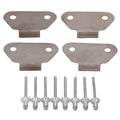 4PCS Saddlebags Lids Wear Strike Plate For Harley Touring Road Glide King 93-13