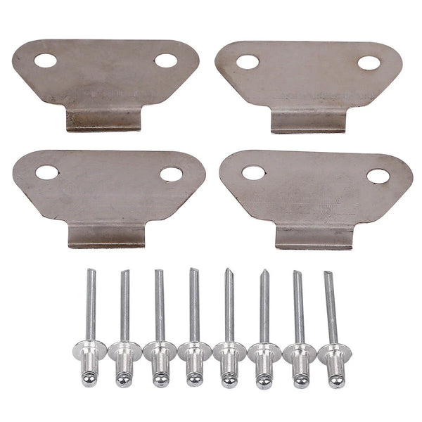 4PCS Saddlebags Lids Wear Strike Plate For Harley Touring Road Glide King 93-13