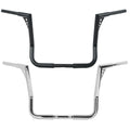 Chrome/Black 14" Ape Hanger 1 1/4" Handlebar Fit For Harley Street Glide 82-2024