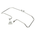 Chrome Saddle Bag Supports Fit For Harley Dyna Wide Glide 2006-2017
