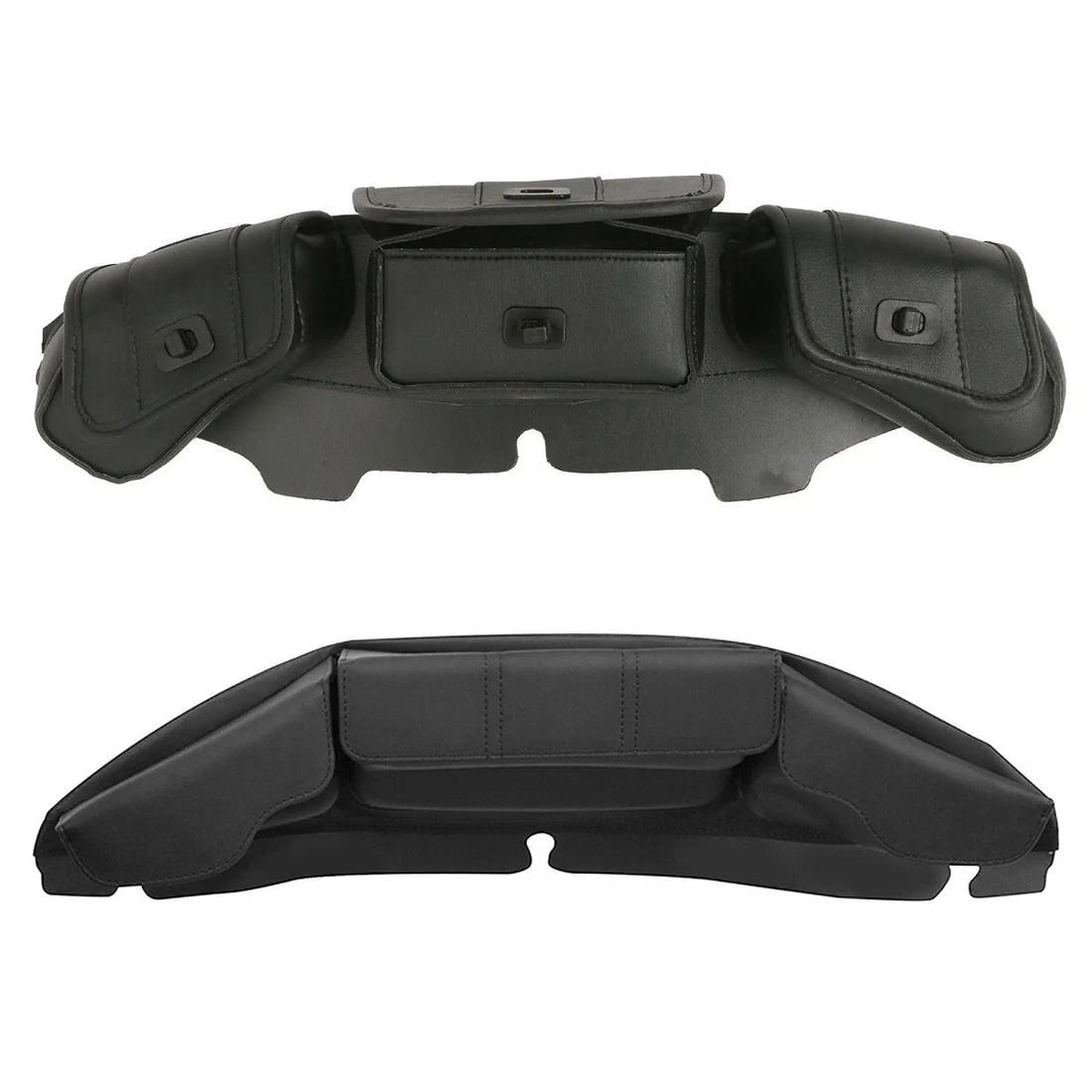 Windshield 3 Pouch Pocket Bags Fit For Harley Street Glide 1996-2013 /2014-2024