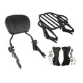 Backrest Sissy Bar Luggage Rack Docking Fit For Harley Road Electra Glide 14-25
