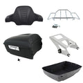 King Trunk Backrest Pad Mount Rack Fit For Harley Touring Electra Glide 14-2026