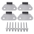 Saddlebag Lid Wear Strike Plate Nails Fit For Harley Touring Electra Glide 93-13