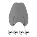 Smoke Windshield & 49mm Clamps Fit For Harley Dyna Low Rider Street Bob 06-17 16
