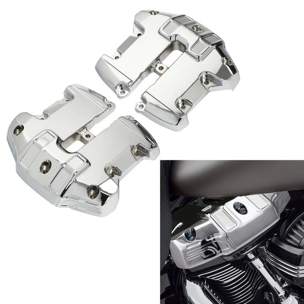 Fit For Harley Touring Electra Road Glide Rocker Box Covers L&R Upper 17-25