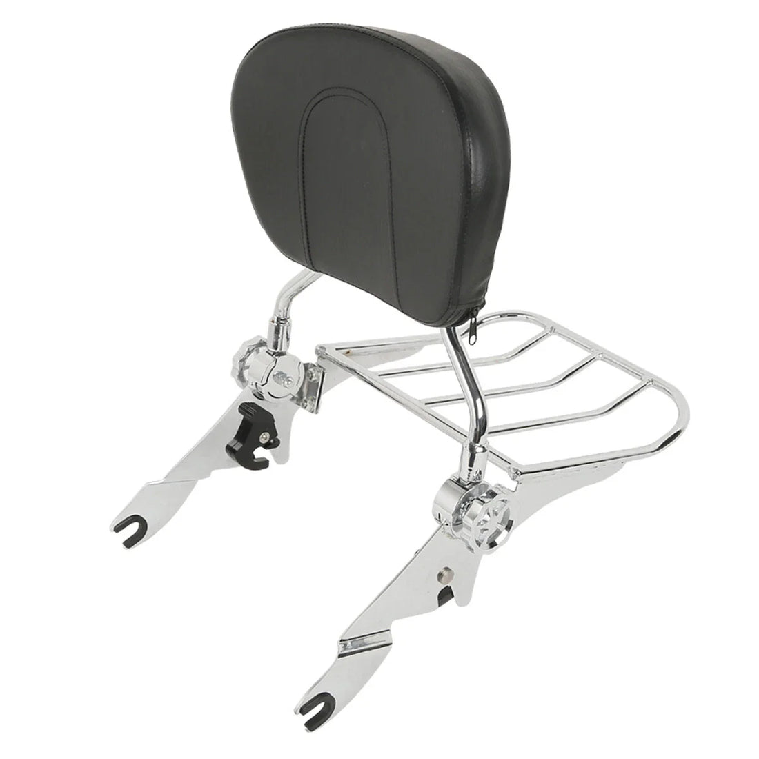 Backrest Sissy Bar & Luggage Rack Fit For Harley Road King Flhr Flht Flhx 09-25