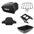 King Trunk Luggage Backrest Mount Rack Fit For Harley Cvo Street Glide 14-26 25