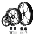 26" Front & 18" Rear Wheel Rims Hubs Belt Pulley Fit For Harley Touring 1997-08