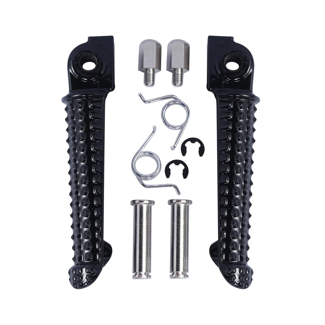 Black Front Footrests Footpeg Pegs Fit For Yamaha Yzf R6 1999-2020 R6S 2003-2009