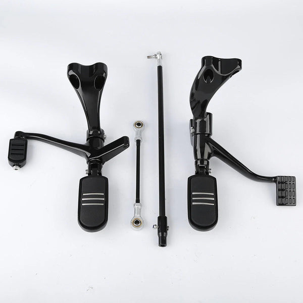 Forward Control Pegs Lever Linkage Fit For Harley Sportster XL 883 1200 48 14-22