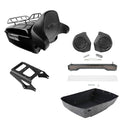 King Trunk Luggage Backrest Light Rack Speakers Fit For Harley Touring 2009-2013
