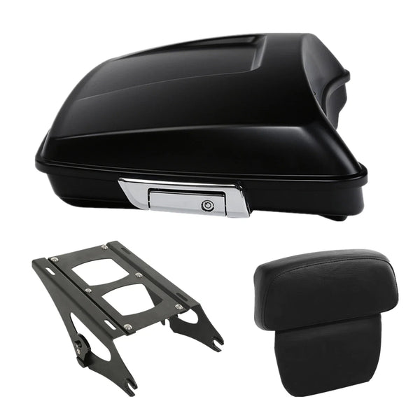 Razor Trunk Pad & Mount Rack Fit For Harley Touring Road Glide 14-26 Black Denim