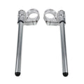 48mm Clip On Handlebar Fit For Suzuki GSXR1000 09-10 Honda CBR600RR 05-06 07-13