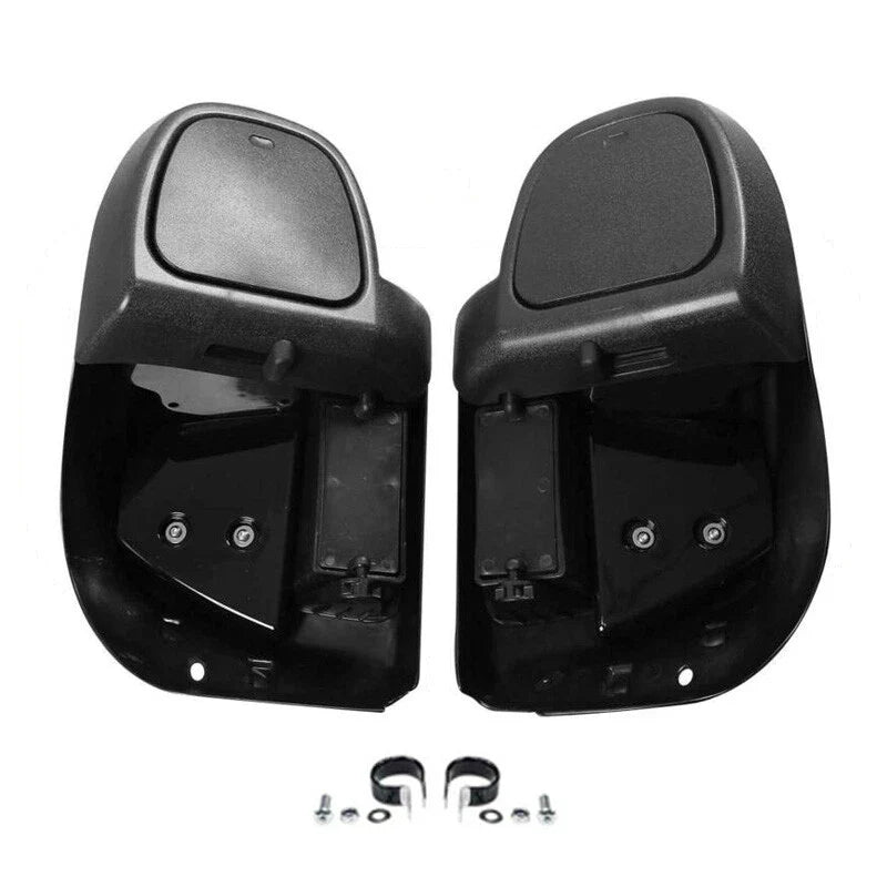 Vivid Black Lower Vented Fairings Fit For Harley Touring Electra Glide 2014-2024