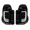 Lower Vented Fairing 6.5" Speaker Box Signal Light Fit For Harley Touring 14-23