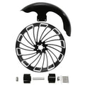 21" Front Fender Wheel Rim w/ Dual Disc Hub Fit For Harley Road King 2008-2024