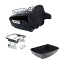 King Trunk Backrest Rack Mount Fit For Harley Touring Road King Glide 97-08