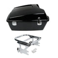 Chopped Trunk Chrome Two Up Mount Rack Fit For Harley Touring 1997-2008