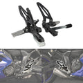 Driver Footpegs Pegs Bracket Fit For Yamaha Yzf R7 2022-2025 2023 US