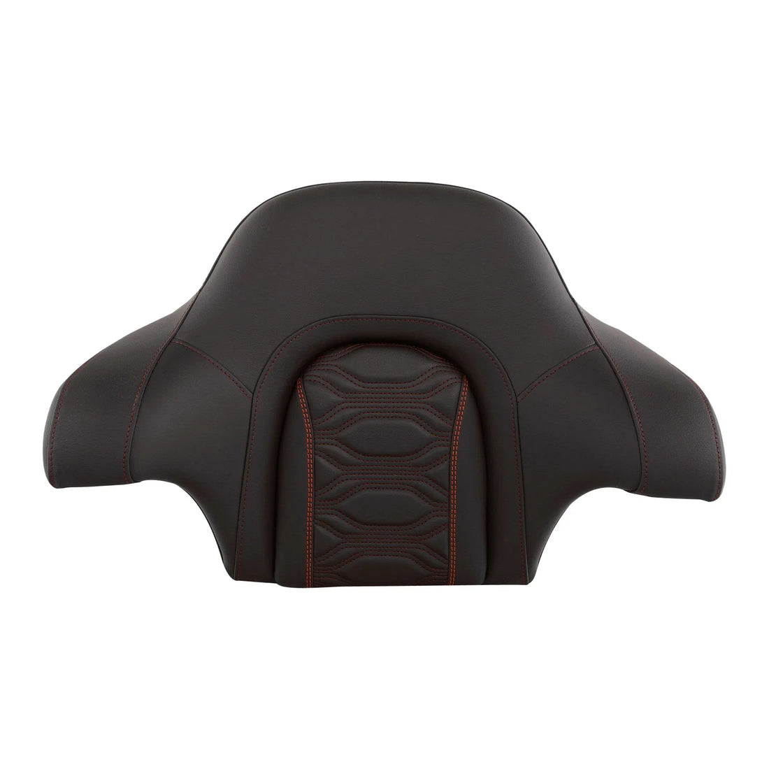 Brown Passenger Trunk Wrap-Around Backrest Fit For Harley Road King Glide 14-25