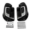 Lower Vented Fairing Speaker Box Pod & Signal Light Fit For Harley Touring 14-24