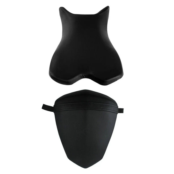 Black Front Rear Driver & Passenger Seat Fit For Yamaha Yzf R1 YZF-R1 2009-2014
