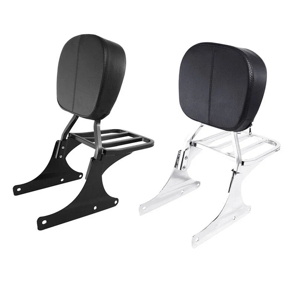 Backrest Sissy Bar Luggage Rack For Harley Heritage Softail Classic Flst Flstc