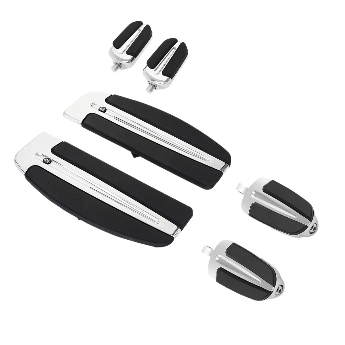 Slipstream Rider Footboard Inserts Footpeg Shifter Pegs Fit For Harley Fltr Flht