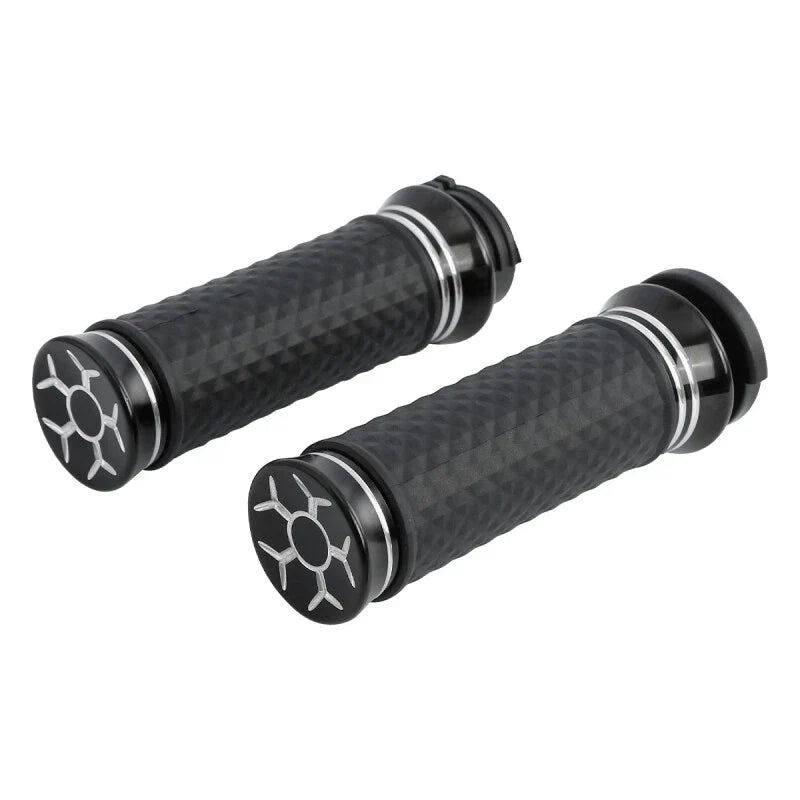 1" Hand Grips Handlebar Fit For Harley Touring Electra Street Road Glide 96-07