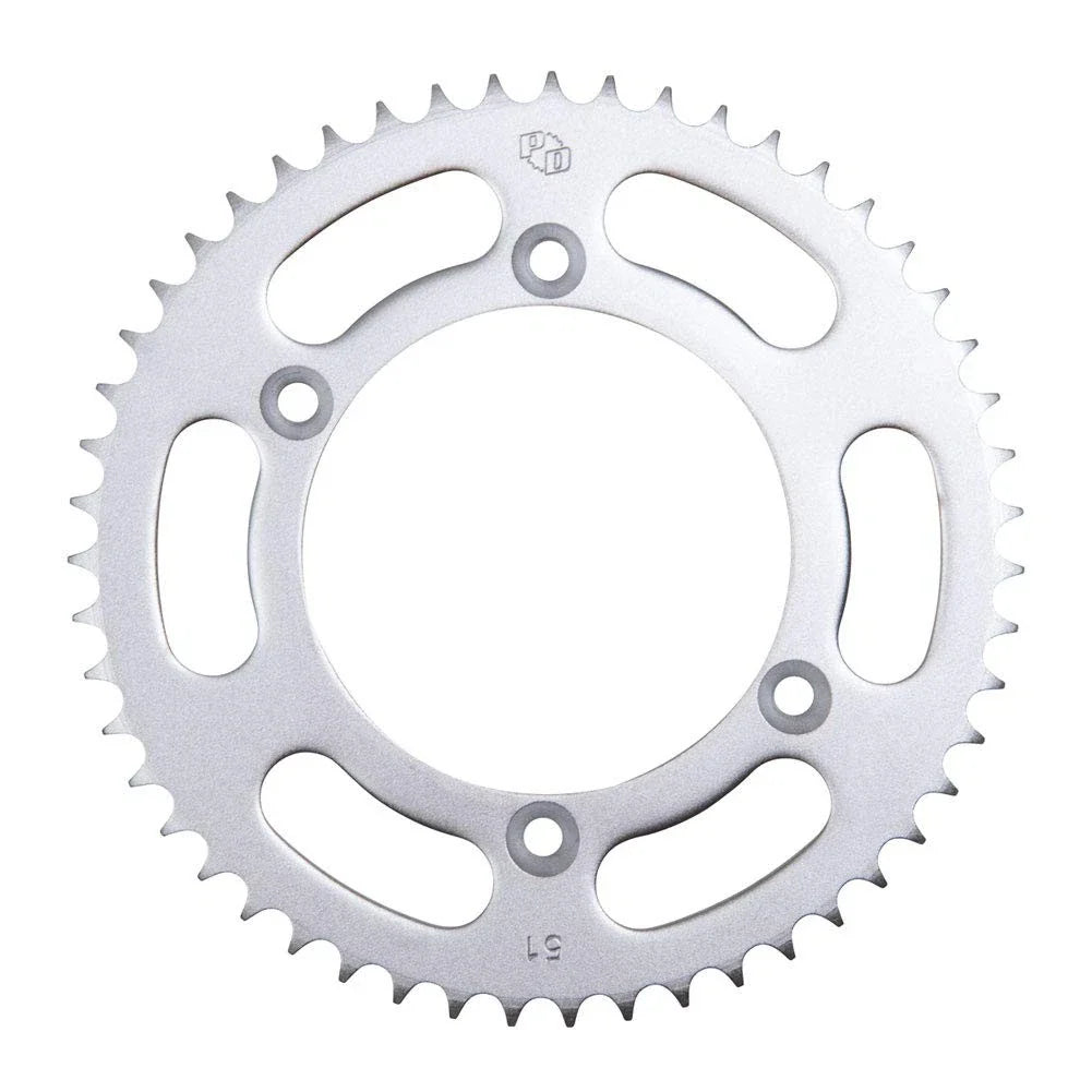 Primary Drive Rear Steel Sprocket 51 Tooth Silver For Kawasaki KLX125 2003-2006